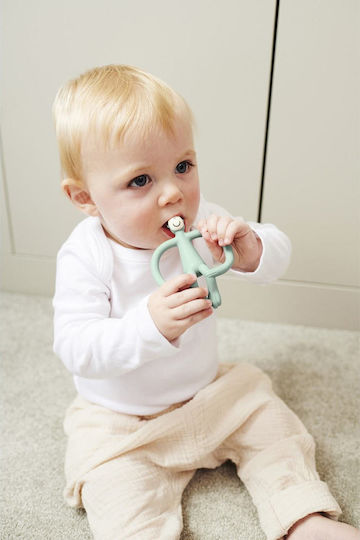 Matchstick Monkey Monkey Teething Ring BPA Free Silicone for 3 m+