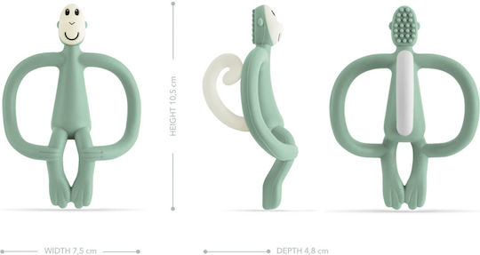 Matchstick Monkey Monkey Teething Ring BPA Free Silicone for 3 m+