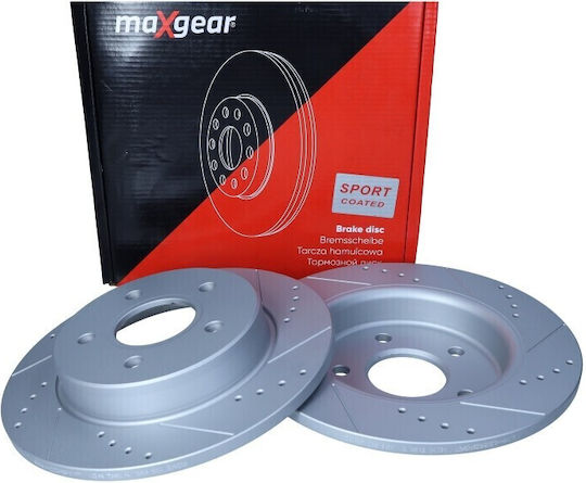 Ford Focus C-Max 04 Hintere Bremsscheibe 265mm Gelocht Gepulvert