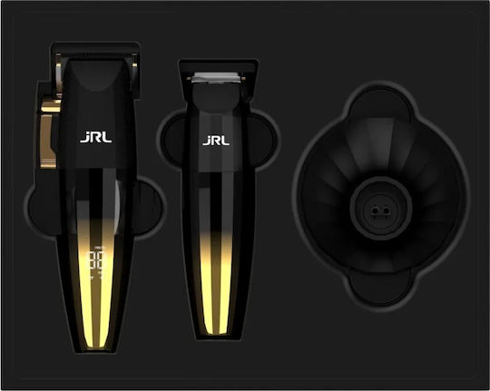 jRL Fresh Fade 2020 Σετ Επαναφορτιζόμενης Κουρευτικής Μηχανής Black / Gold