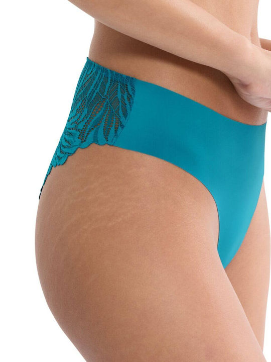 Micro Tai Women's Slip Petrol Blue