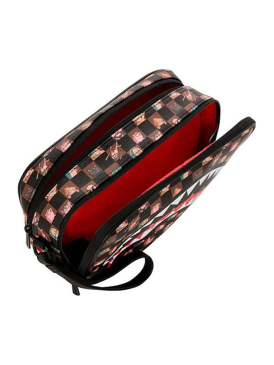 Sprayground Peeking Characters Remix Toiletry Bag B8907 25 X 8 X 20 Cm Multicolored One Size