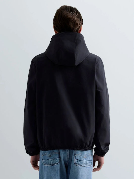 Schwarzes Herren Jacke