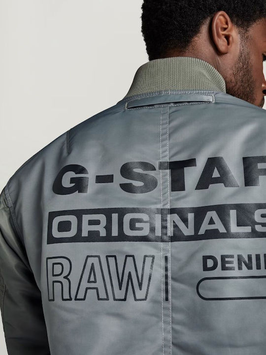 Μπουφάν Bomber Διπλής Όψης Gs Grey