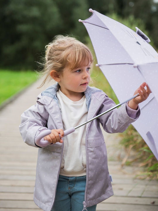 Trixie Kids Curved Handle Umbrella Mrs Mouse Lilac