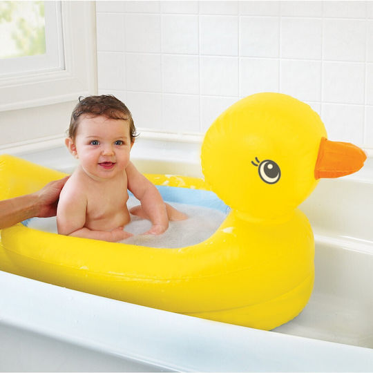 Munchkin Inflatable Baby Bath with Thermometer White