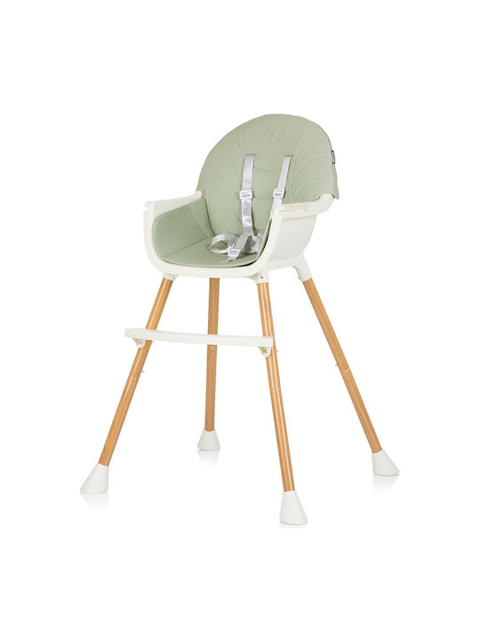 Chipolino Rio Baby Highchair 2 in 1 with Adjustable Height Green