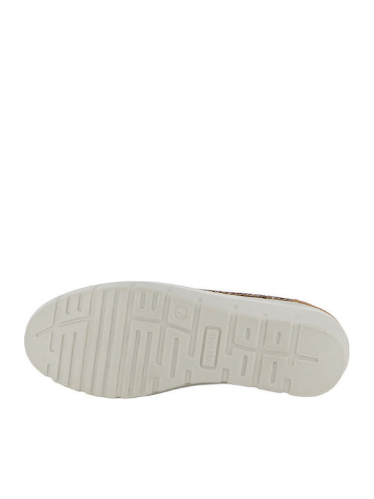 Women's Moccasins In Tabac Brown Colour