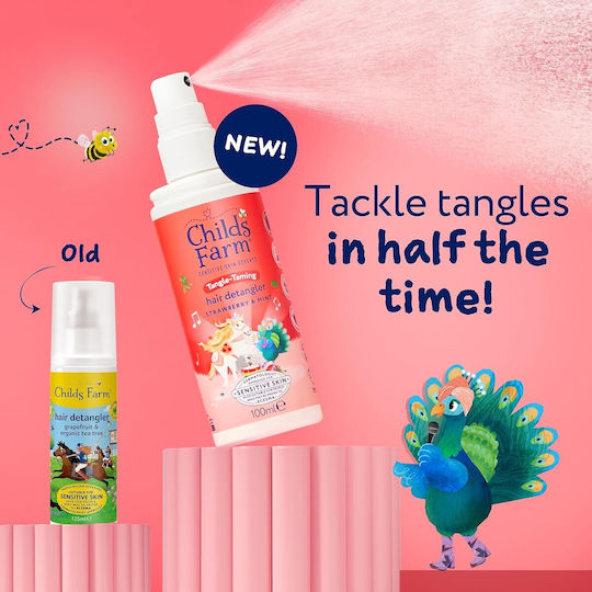 Childs Farm Kids' Conditioner with Strawberry / Mint for Easy Combing in Spray Form 100ml