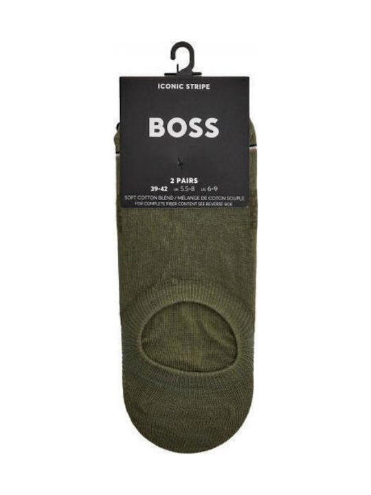 Boss Iconic Κάλτσες Πράσινες 2Pack Boss Iconic Κάλτσες Πράσινες 2Pack