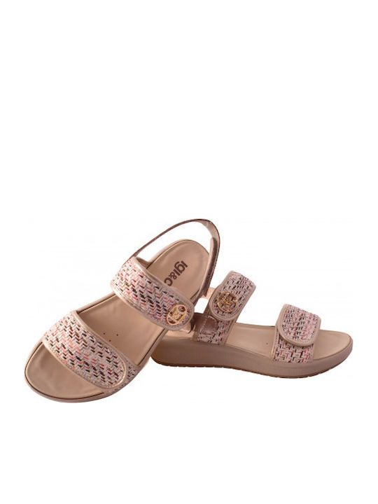 Γυναικεία Σανδάλια Flatforms Μπεζ