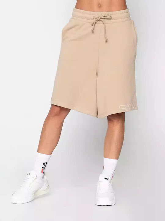 Cynthia Women's Sporty Bermuda Shorts Beige