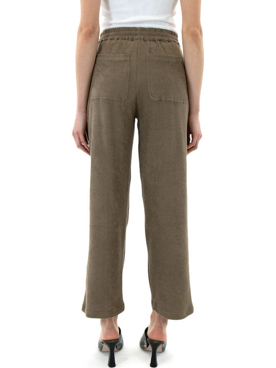 Four Minds High Waist Sweatpants Beige