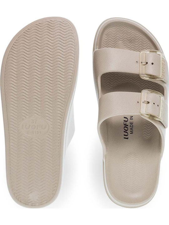 Slides σε Μπεζ Χρώμα