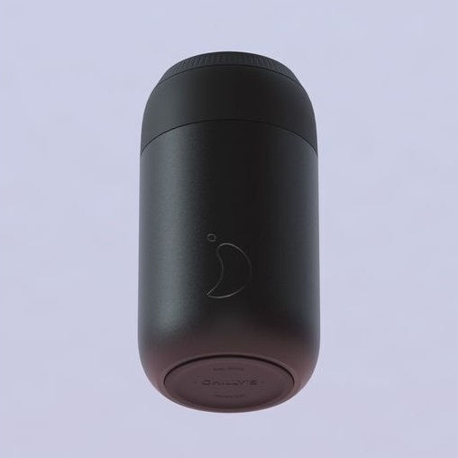 Chilly's Cup Series 2 Чаша Термос Неръждаема Стомана Без BPA 340ml Черна