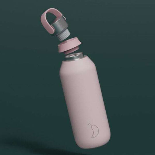 Chilly's Series 2 Μπουκάλι Θερμός Ανοξείδωτο BPA Free 1lt Ροζ