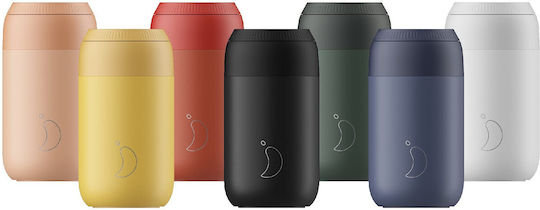 Chilly's Cup Series 2 Чаша Термос Неръждаема Стомана Без BPA 340ml Черна