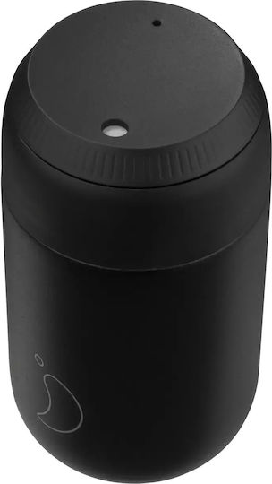Chilly's Cup Series 2 Чаша Термос Неръждаема Стомана Без BPA 340ml Черна