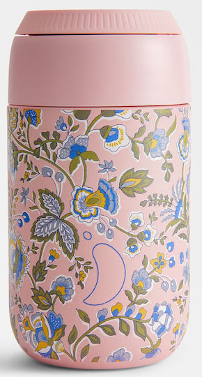 Chilly's Cup Series 2 Liberty Glass Thermos Stainless Steel BPA Free 340ml Pink