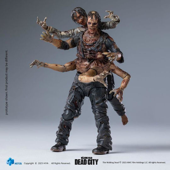 Hiya Toys The Walking Dead: Dead City Exquisite Mini - Walker King Action Figure height 11cm at Scale 1:18