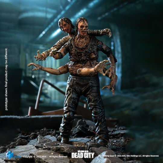 Hiya Toys The Walking Dead: Dead City Exquisite Mini - Walker King Action Figure height 11cm at Scale 1:18