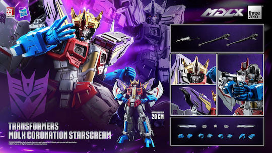 Transformers Mdlx Coronation Starscream Figurine 20 Cm