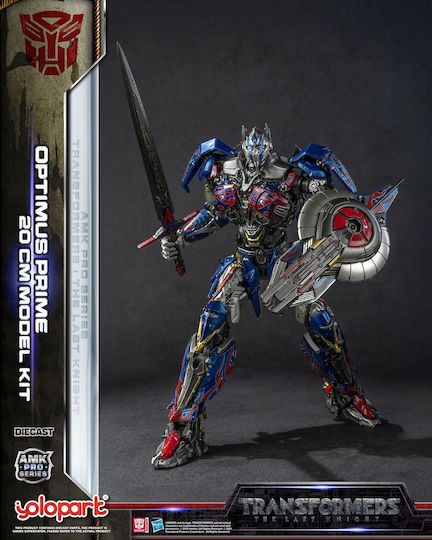 Transformatoren Letzter Ritter Amk Pro Series Kunststoffmodellbausatz Optimus Prime Übersee Version 20 Cm