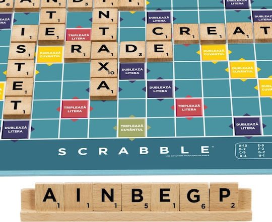 Joc de Societate 2-in-1 Scrabble pentru 2-4 Jucători 8+ Ani Mattel