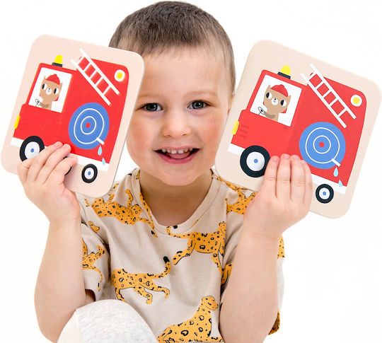 Επιτραπέζιο Παιχνίδι Memo Vehicles 2+ Ετών (EN) Banana Panda