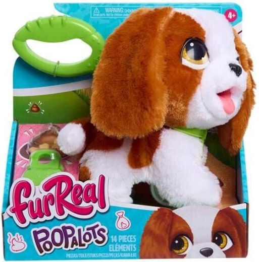 Furreal Poop-a-lots Interaktives Plüsch- und Kuscheltier Hund 20 cm – Cavalier King Charles Spaniel