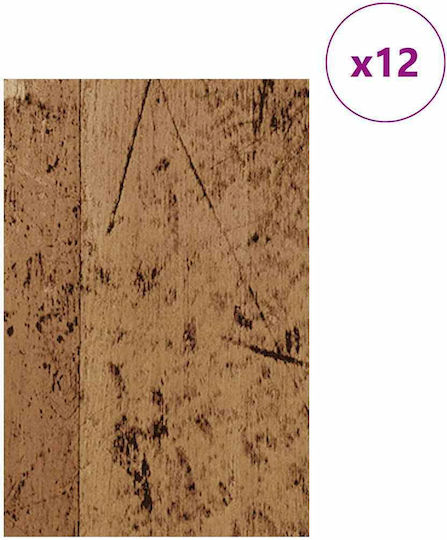 Vidaxl Decorative Panels 12 Pcs Old Wood 40 X 60 X 0.3 Cm