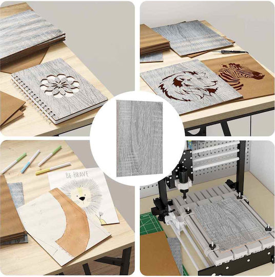 Vidaxl Διακοσμητικά Πάνελ 50 Pcs Γκρι Sonoma 15 X 21 X 0.3 Εκ