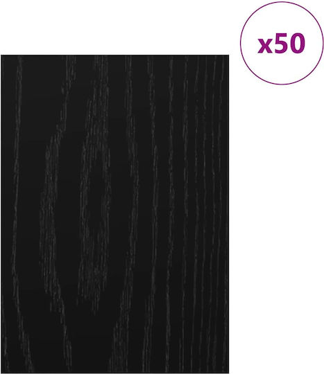 Vidaxl Decoration Plates 50 Pcs Black Oak 30 X 42 X 0.3 Cm
