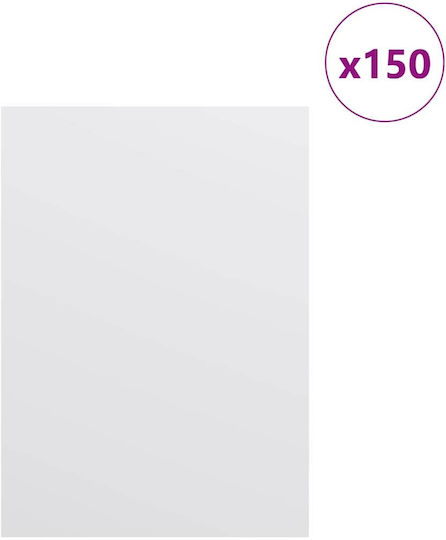 Vidaxl Διακοσμητικά Πάνελ 150 Pcs Λευκό 15 X 21 X 0.3 Εκ