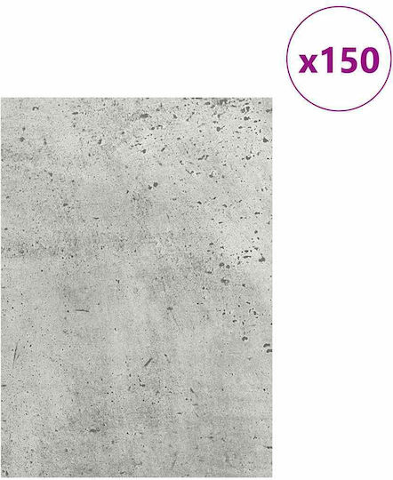 Vidaxl Διακοσμητικά Πάνελ 150 Pcs Γκρι Σκυροδέματος 15 X 21 X 0.3 Εκ