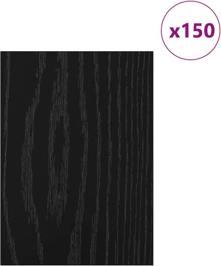 Vidaxl Διακοσμητικές Πάνελ 150 Pcs Μαύρη Δρυς 21 X 30 X 0.3 Εκ