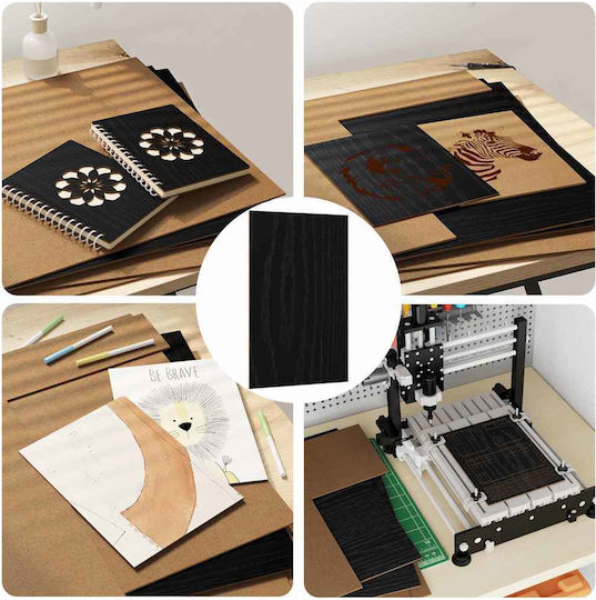 Vidaxl Decorative Panels 12 Pcs Black Oak 40 X 60 X 0.3 Cm