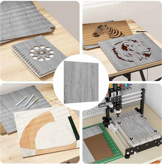 Vidaxl Διακοσμητικά Πάνελ 12 Pcs Γκρι Sonoma 30 X 30 X 0.3 Εκ