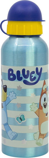 Bluey Kids Water Bottle Bluey Aluminium 530ml (Various Designs/Colours)
