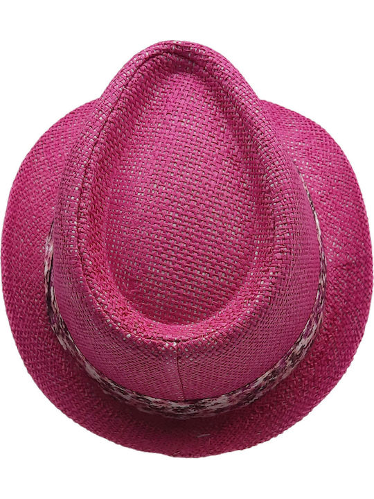 Brims and Trims Women's Fedora Hat Fuchsia