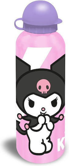 Kids Licensing Kids Water Bottle Kuromi Aluminium 500ml (Various Designs/Colours)
