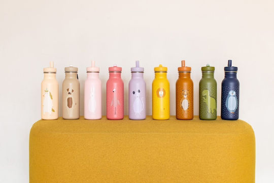 Trixie Mr Unicorn Kids Water Bottle Unicorn Stainless Steel Yellow 500ml
