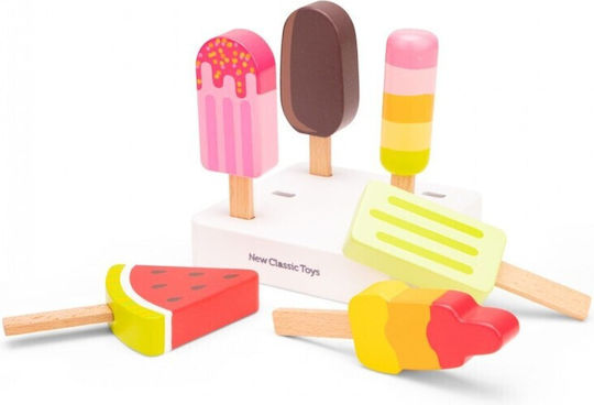 New Classic Toys Ice Lollies Made of Wood for 3+ Years 6pcs