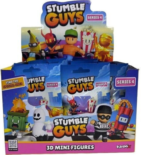 Stumble Guys 3d Mini Figures Series 4 Foil Bag Sakoulaki 40001