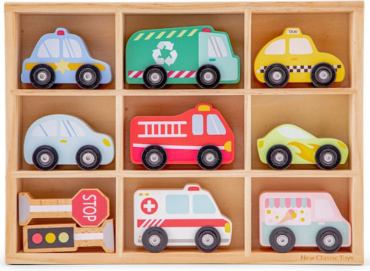 New Classic Toys Set De Mașinuțe Pentru 1.5+ Ani