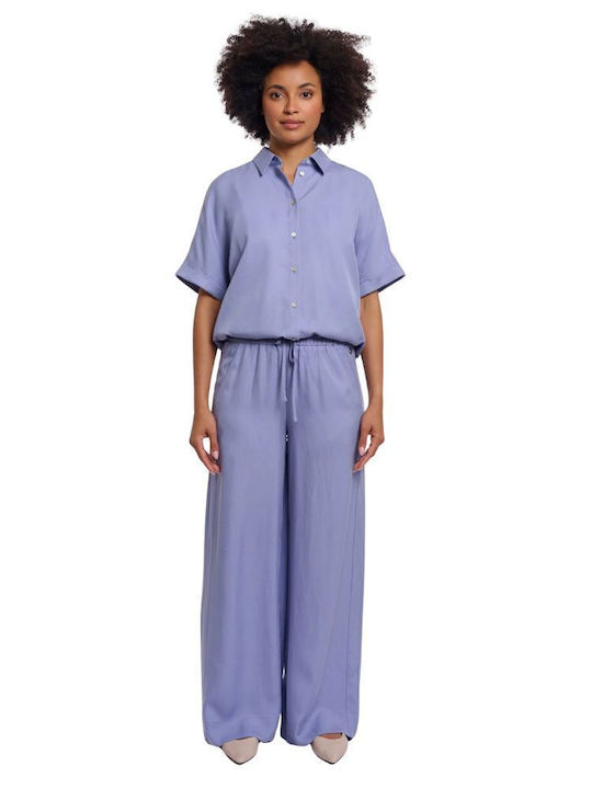 Damenhose Blau Nour 7002623 Gebürstetes Blau