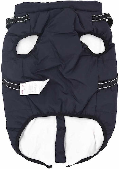 vidaXL Blue Fleece / Waterproof Dog Coat XXXLarge