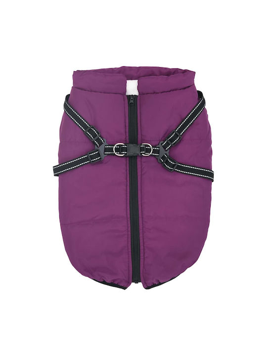 vidaXL Hundemantel Fleece / Wasserdicht Lila XXXLarge