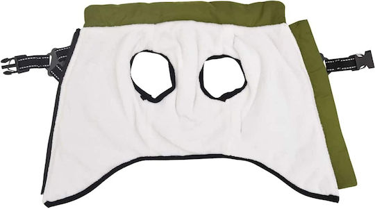 vidaXL Green Fleece / Waterproof Dog Coat XXLarge
