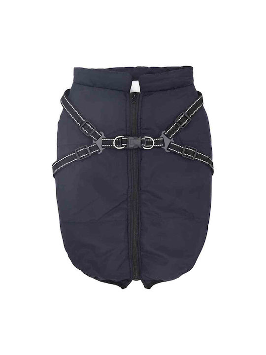 vidaXL Blue Fleece / Waterproof Dog Coat XXXXLarge